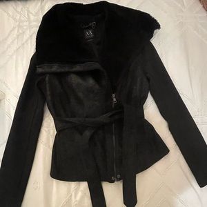 A/X Armani Exchange Faux Fur Jacket